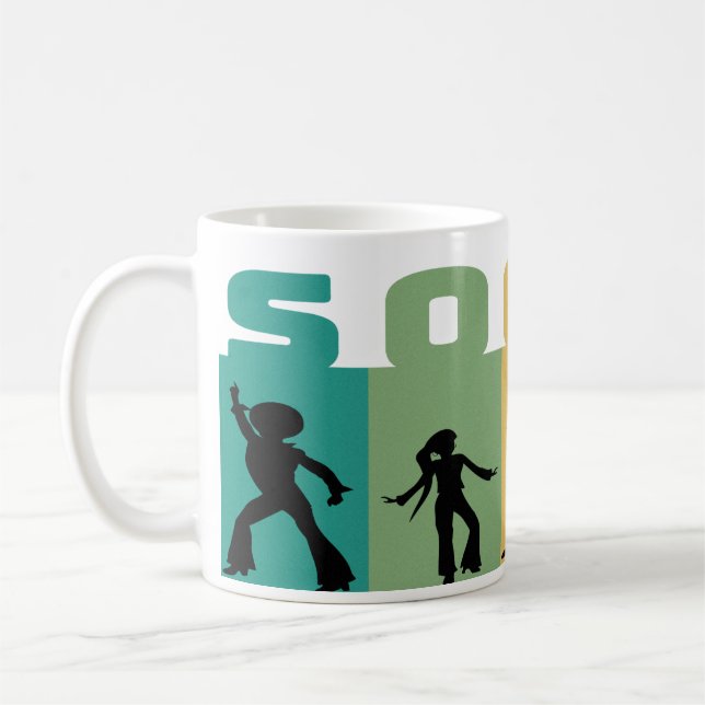 Sogna, Dream with dancer shadows Coffee Mug (Left)
