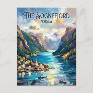 Sognefjord Norway Postcard