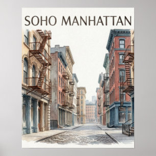 SoHo Manhattan Poster