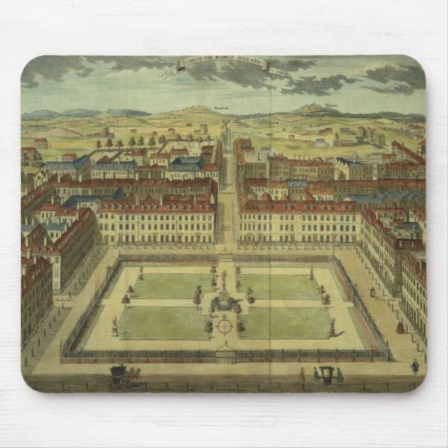 Soho or King's Square, for 'Stow's Survey of Londo Mouse Pad (Front)