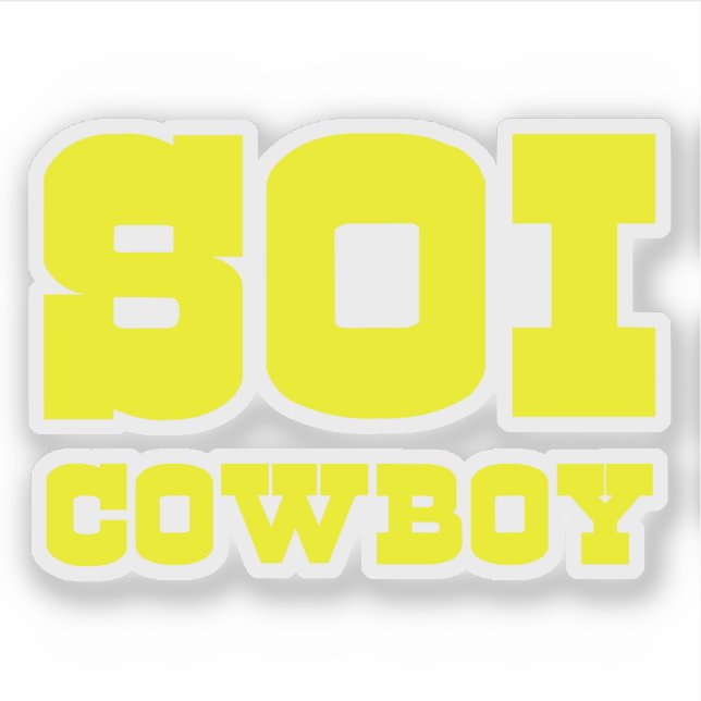 SOI COWBOY STICKER (Front)