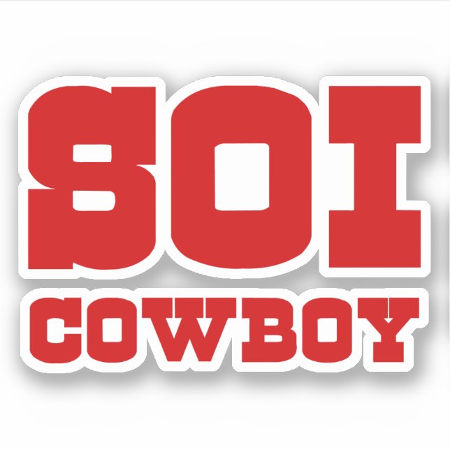 SOI COWBOY STICKER (Front)