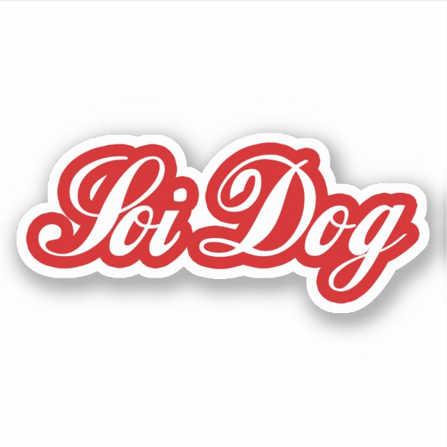 SOI DOG STICKER (Front)