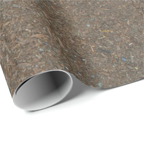 Soil and Bark Dirt Texture Wrapping Paper