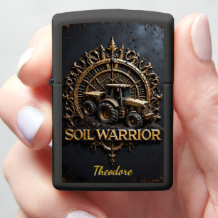 Soil Warrior Tractor Industrial Zippo Lighter