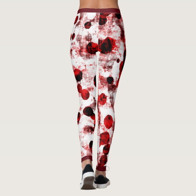Soiled Red Dots Leggings (Back)