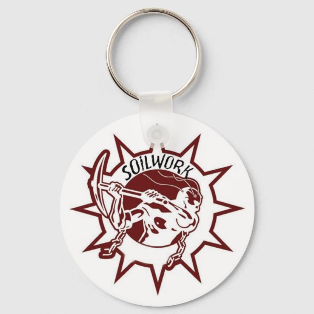 Soilwork Button Keychain (Front)