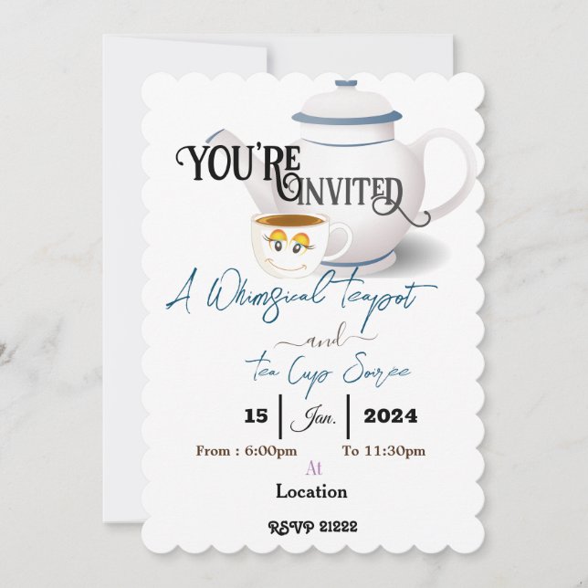  Soirée Invitation (Front)