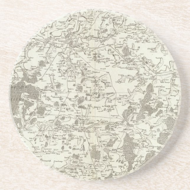 Soissons Sandstone Coaster (Front)