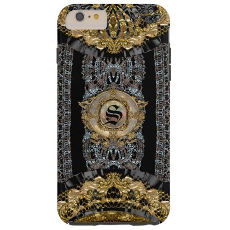Sojeye Plus Old Baroque Style 6/6s Monogram Tough Iphone 6 Plus Case