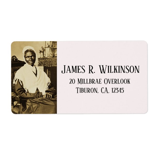 Sojourner Truth Abolitionist Women's Rights Label (Front)