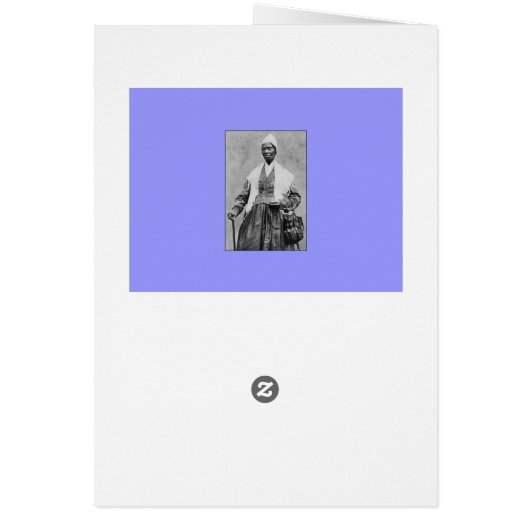 Sojourner Truth ~ Black History Month Card (small) (Back)