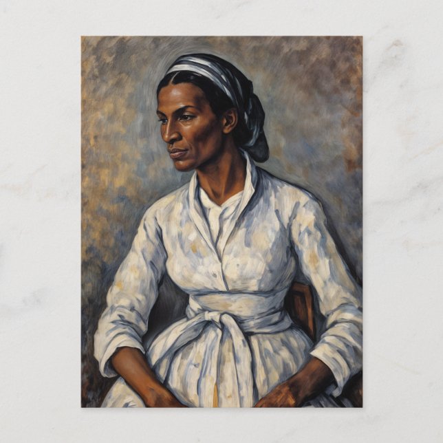 Sojourner Truth Portrait Art Postcard (Front)