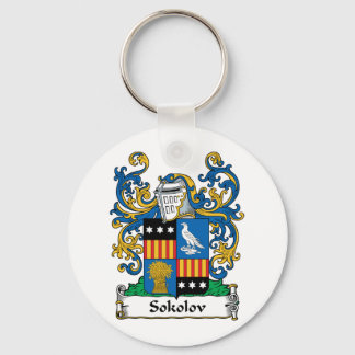 Sokolov Family Crest Keychain