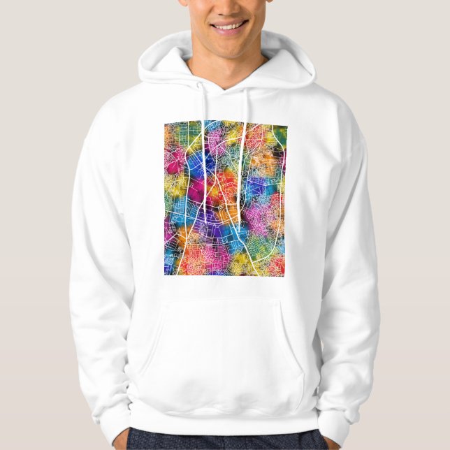 Sokoto Nigeria City Map Hoodie (Front)