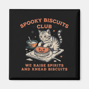 Soky Biscuits Club Cat, Halloween Baking  Magnet