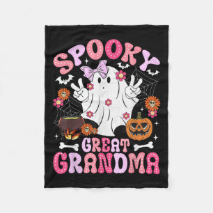 Soky Great Grandma Halloween Great Grandmother Gro Fleece Blanket