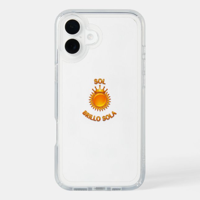 Sol Brillo Sola iPhone Case – Inspirational Logo P (Front)