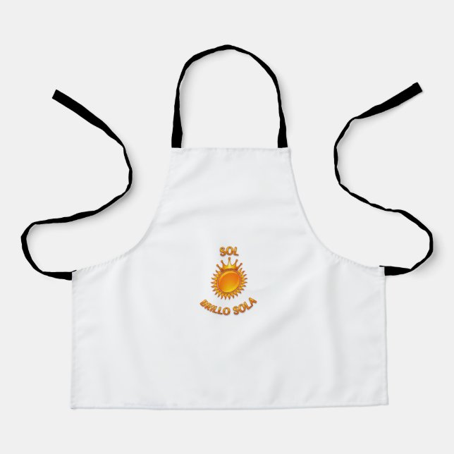 Sol Brillo Sola Logo Apron – Stylish Kitchen & Coo (Front)