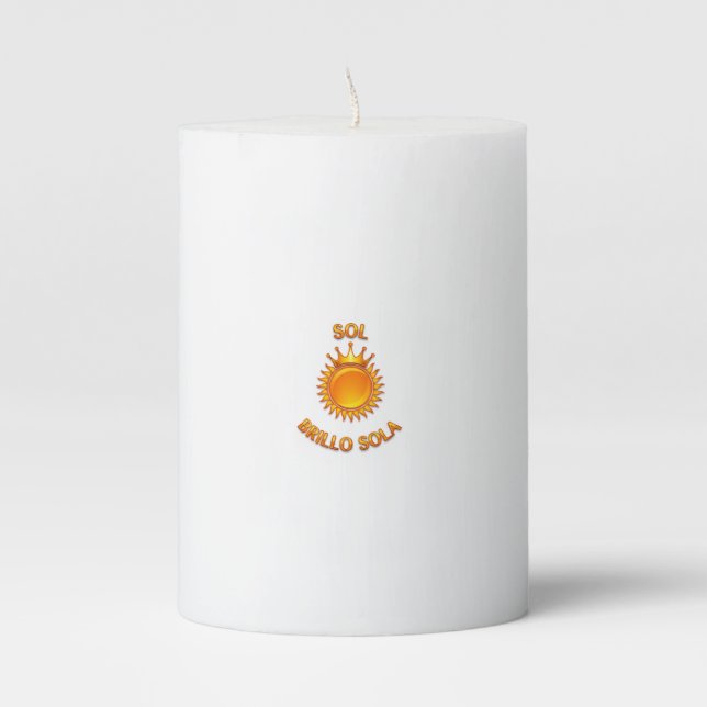 Sol Brillo Sola Logo Candle – Cozy Inspirational S (Front)