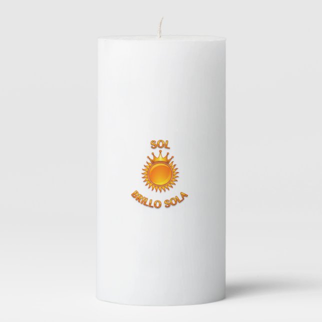 Sol Brillo Sola Logo Candle – Cozy Inspirational S (Front)