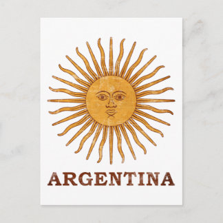 Sol de Mayo Argentina Postcard