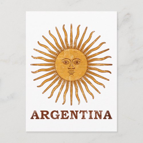 Sol de Mayo Argentina Postcard