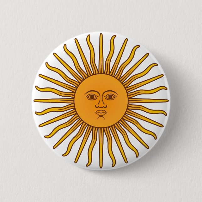 Sol de Mayo Button (Front)