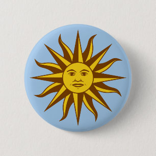 Sol de Mayo - URUGUAY Button