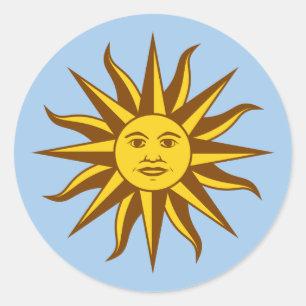 Sol de Mayo - URUGUAY Classic Round Sticker