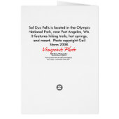 Sol Duc Falls 2 Cards (Back)