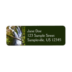 Sol Duc Falls I at Olympic National Park Label