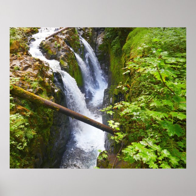 Sol Duc Falls I at Olympic National Park Poster (Front)