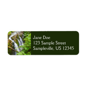 Sol Duc Falls II at Olympic National Park Label