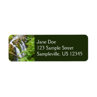 Sol Duc Falls II at Olympic National Park Label