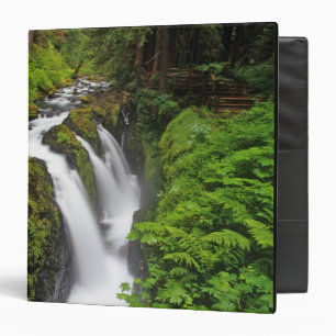 Sol Duc Falls in Olympic National Park in 3 Ring Binder