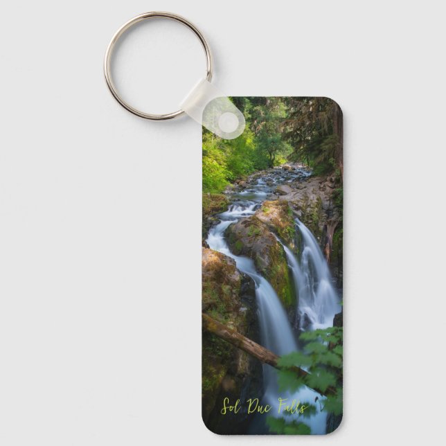 Sol Duc Falls Olympic National Park Washington Keychain (Front)