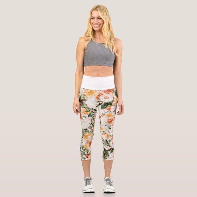 Sol Flower Sun City Capri Leggings (Front)