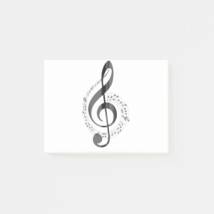 Sol Pentagrama and Melodia Key Post-it Notes