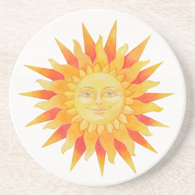 Sol Sandstone coaster (Front)