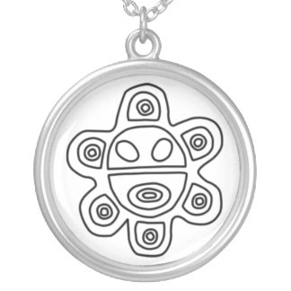 Sol Taino Silver Plated Necklace