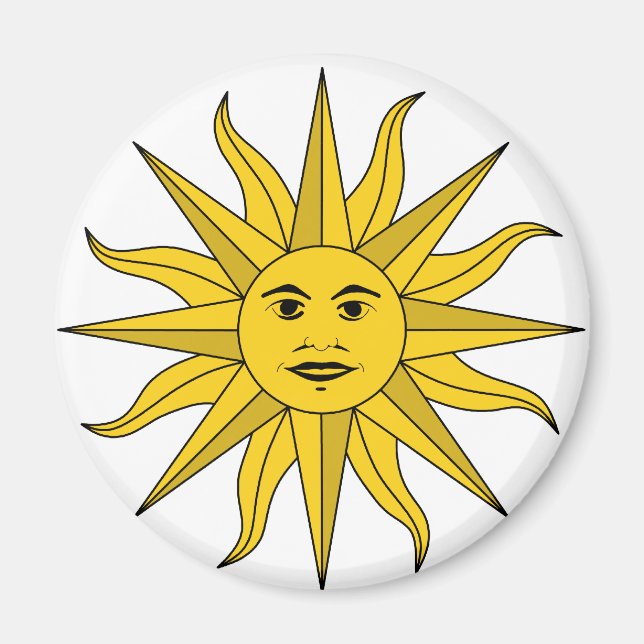 sol Uruguay Magnet (Front)