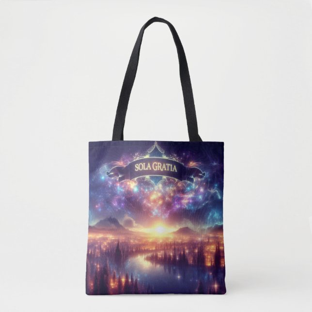 Sola Gratia Grace Alone Christian Reformed Solas  Tote Bag (Front)