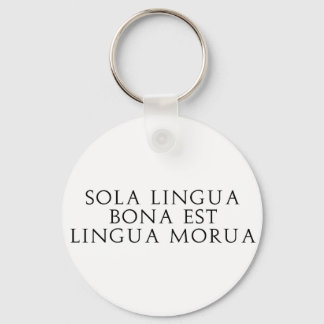 Sola Lingua Bona Keychain