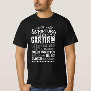 Sola Scriptura Protestant Reformation 5 Solas T-Shirt