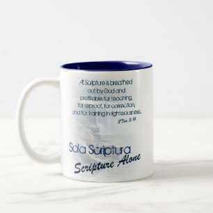 Sola Scriptura/ Scripture Alone Two-Tone Coffee Mug