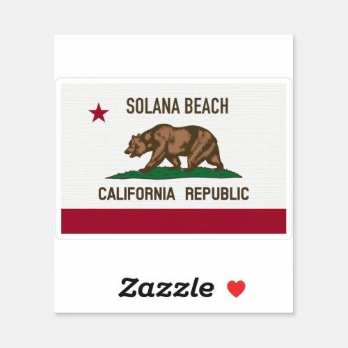 Solana Beach CA Sticker