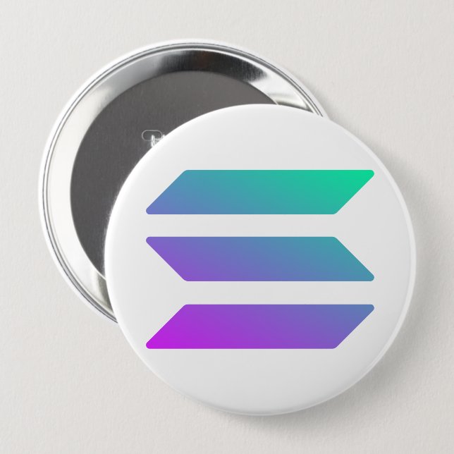 Solana Button (Front & Back)