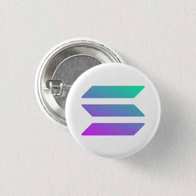 Solana Button (Front & Back)