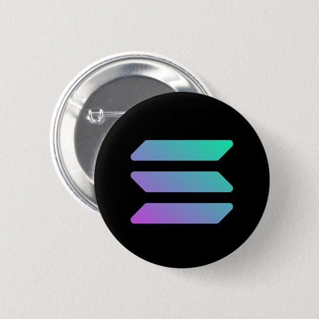 Solana Button (Front & Back)